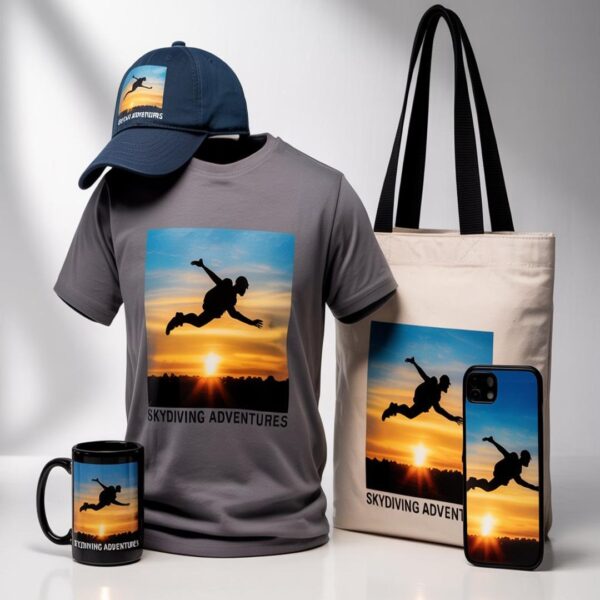 Skydiving Design for Print-on-Demand